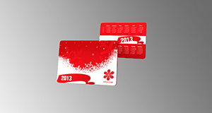 Календарь карманный с логотипом на заказ с логотипом компании