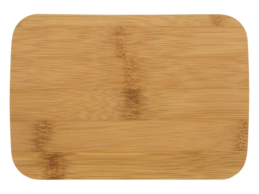 Ланч-бокс «Lunch» из пшеничного волокна с бамбуковой крышкой с нанесением логотипа в Москве