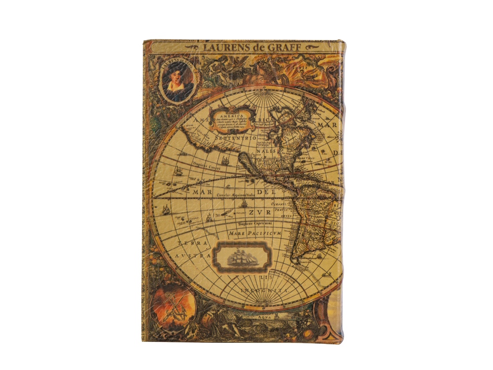 Подарочная коробка "Карта мира" L заказать под нанесение логотипа