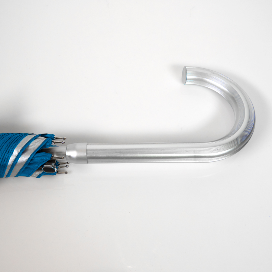 Зонт-трость SILVER, пластиковая ручка, полуавтомат заказать под нанесение логотипа