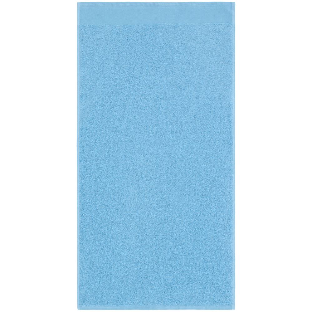 Полотенце Odelle, среднее, голубое на заказ с логотипом компании