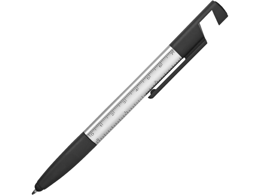 Ручка-стилус металлическая шариковая «Multy» на заказ с логотипом компании