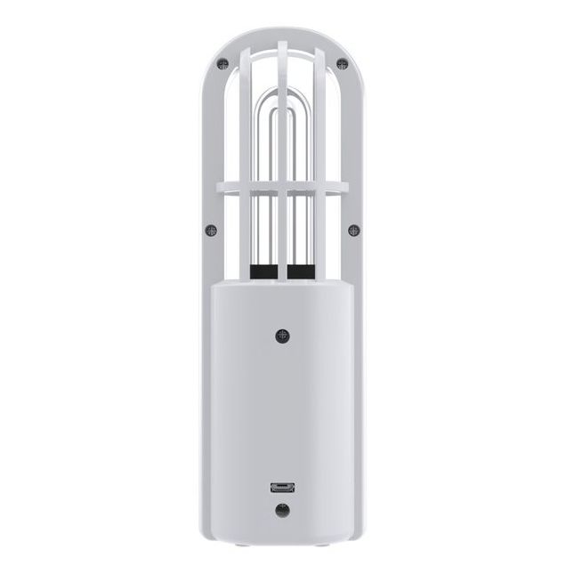 Портативная УФ-лампа UV Mini Indigo, белая на заказ с логотипом компании