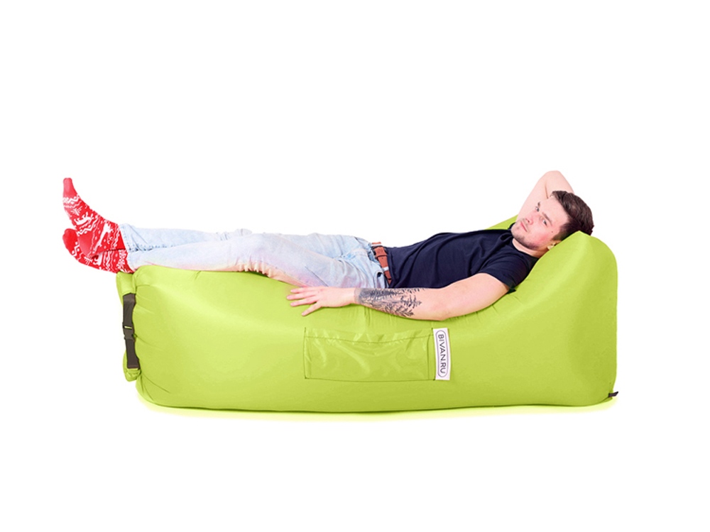 Надувной диван «Биван 2.0» на заказ с логотипом компании