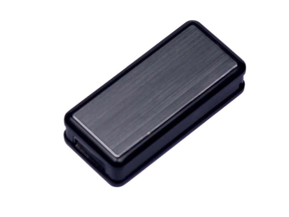 USB 3.0- флешка промо на 32 Гб прямоугольной формы, выдвижной механизм заказать под нанесение логотипа