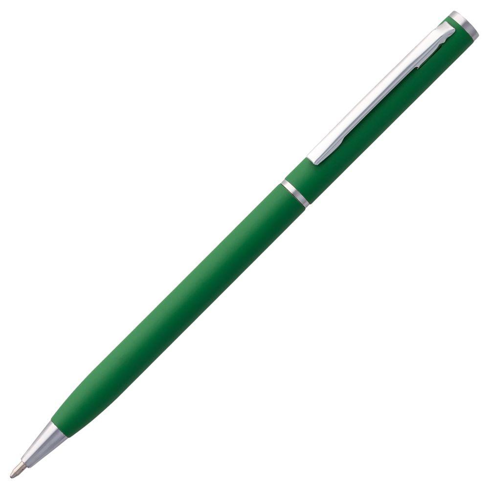 Ежедневник Magnet Shall с ручкой, зеленый с нанесением логотипа в Москве