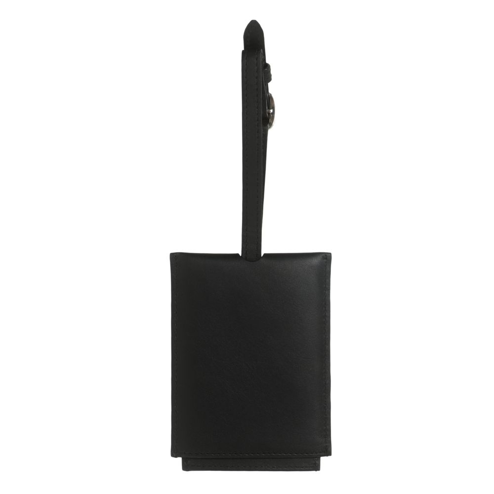 Набор Zoom: кошелек и багажная бирка, черный на заказ с логотипом компании