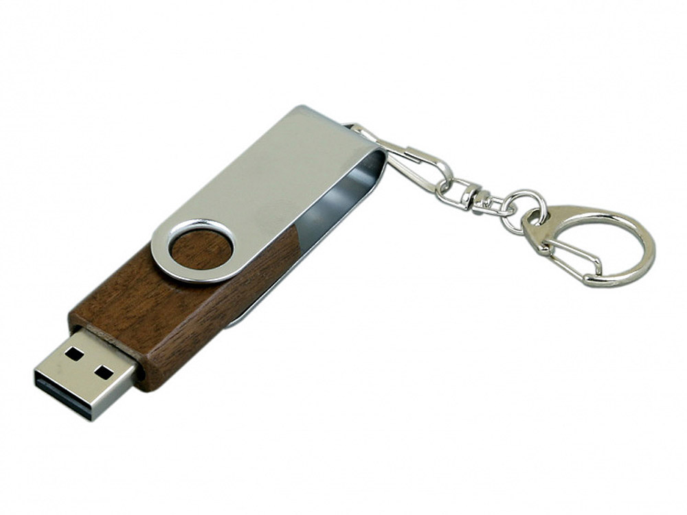 USB 2.0- флешка промо на 32 Гб с поворотным механизмом заказать под нанесение логотипа