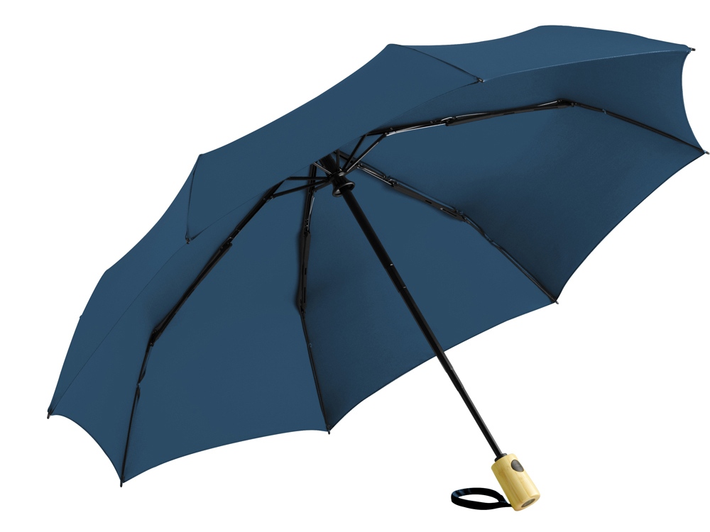Зонт складной из бамбука «ÖkoBrella» полуавтомат заказать под нанесение логотипа