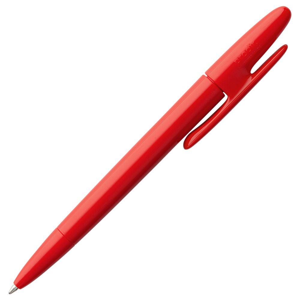 Ручка шариковая Prodir DS5 TPP, красная заказать под нанесение логотипа