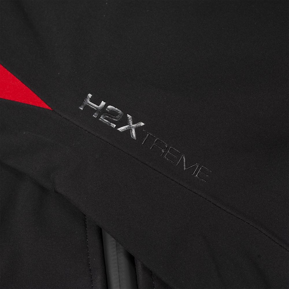 Куртка софтшелл мужская Patrol черная с красным, размер S на заказ с логотипом компании