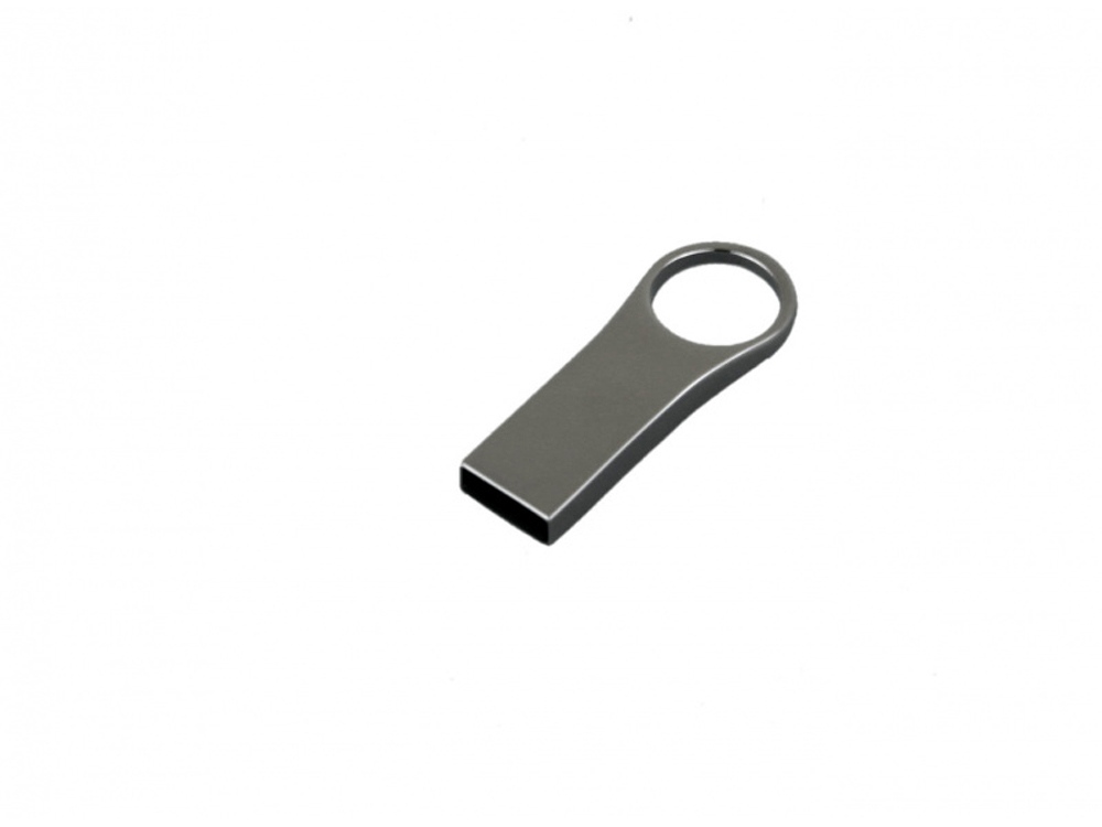 USB 2.0- флешка на 32 Гб с мини чипом, компактный дизайн с большим круглым отверстием заказать в Москве