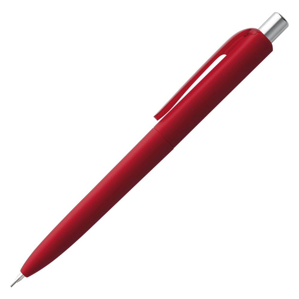 Карандаш механический Prodir DS8 MRR-C Soft Touch, красный на заказ с логотипом компании