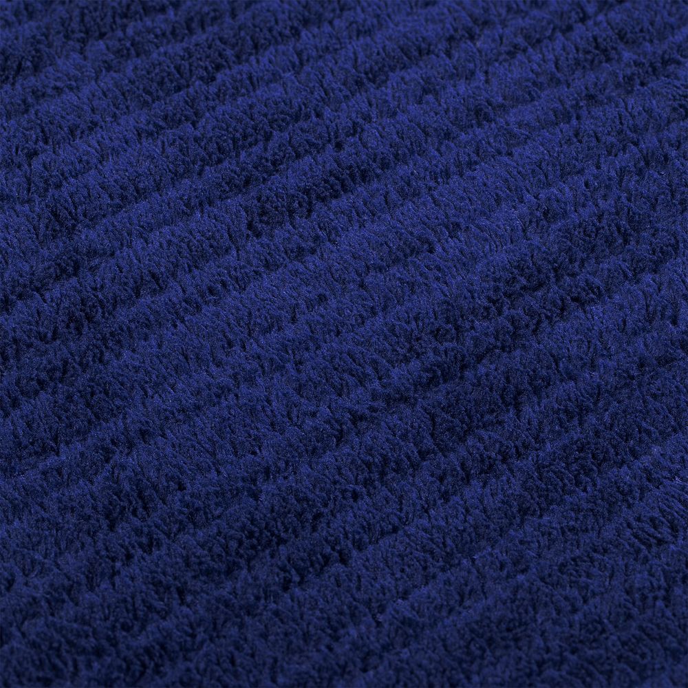 Плед Royal Blue, темно-синий на заказ с логотипом компании