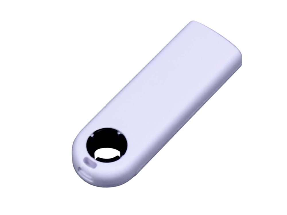 USB 3.0- флешка промо на 64 Гб прямоугольной формы, выдвижной механизм заказать под нанесение логотипа