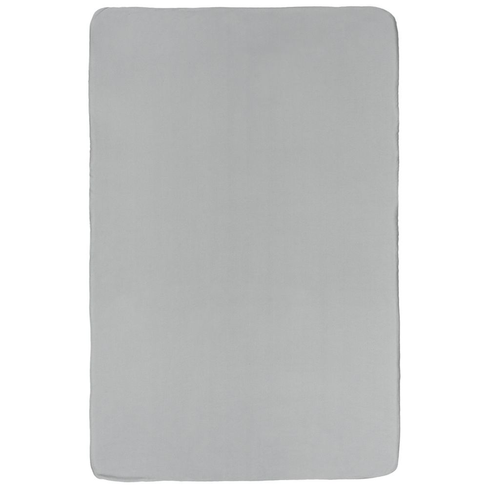 Флисовый плед Warm&Peace XL, серый с нанесением логотипа в Москве
