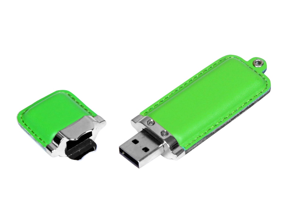 USB 2.0- флешка на 32 Гб классической прямоугольной формы заказать под нанесение логотипа