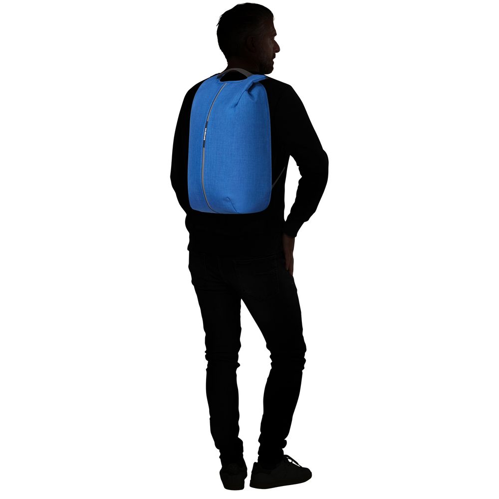 Рюкзак для ноутбука Securipak, ярко-синий на заказ с логотипом компании