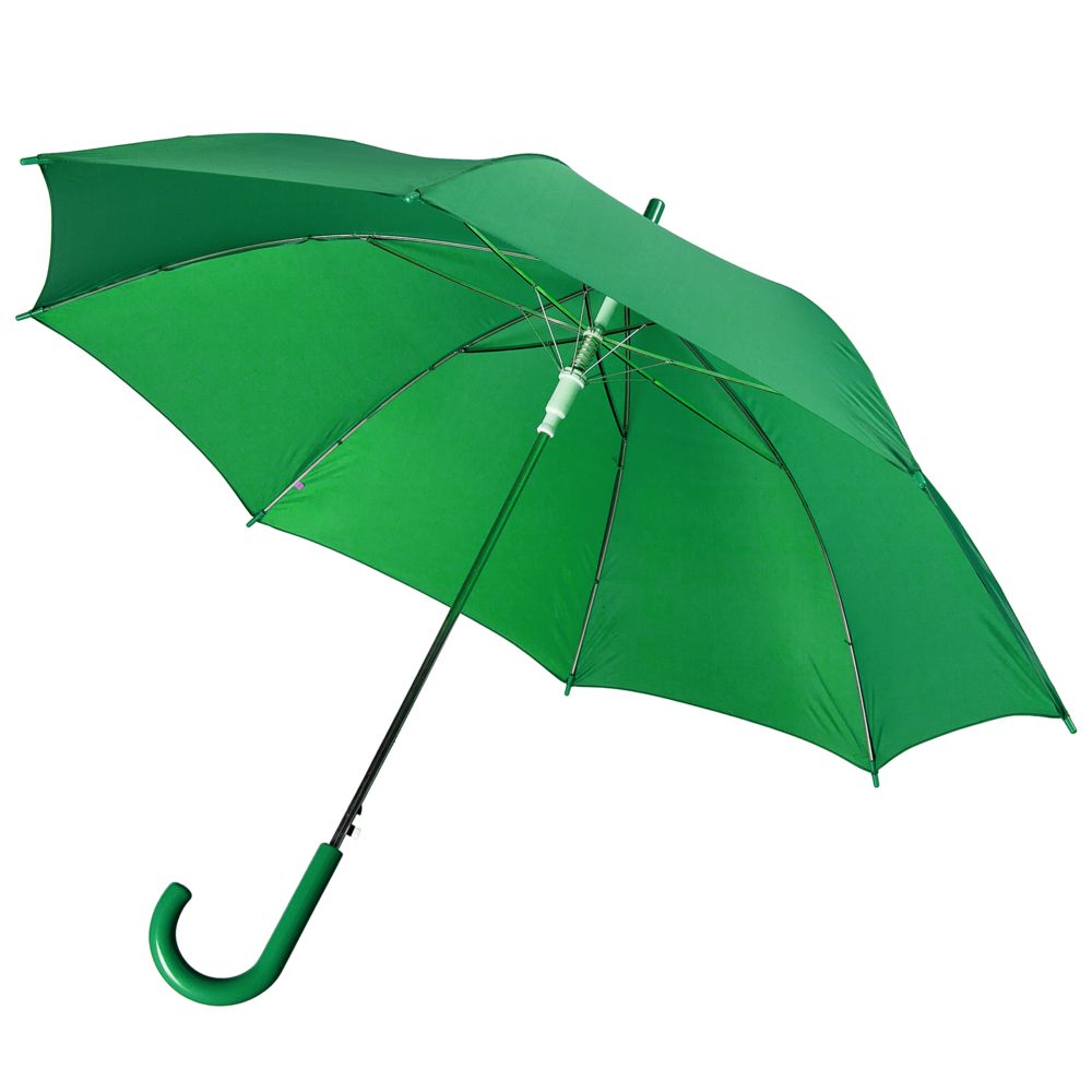 Зонт-трость Promo, зеленый оптом под нанесение