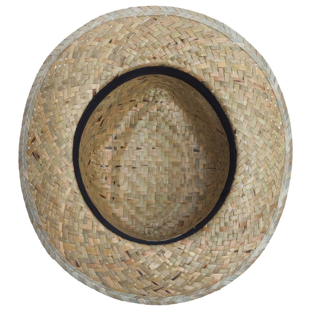 Шляпа Daydream, бежевая с белой лентой на заказ с логотипом компании