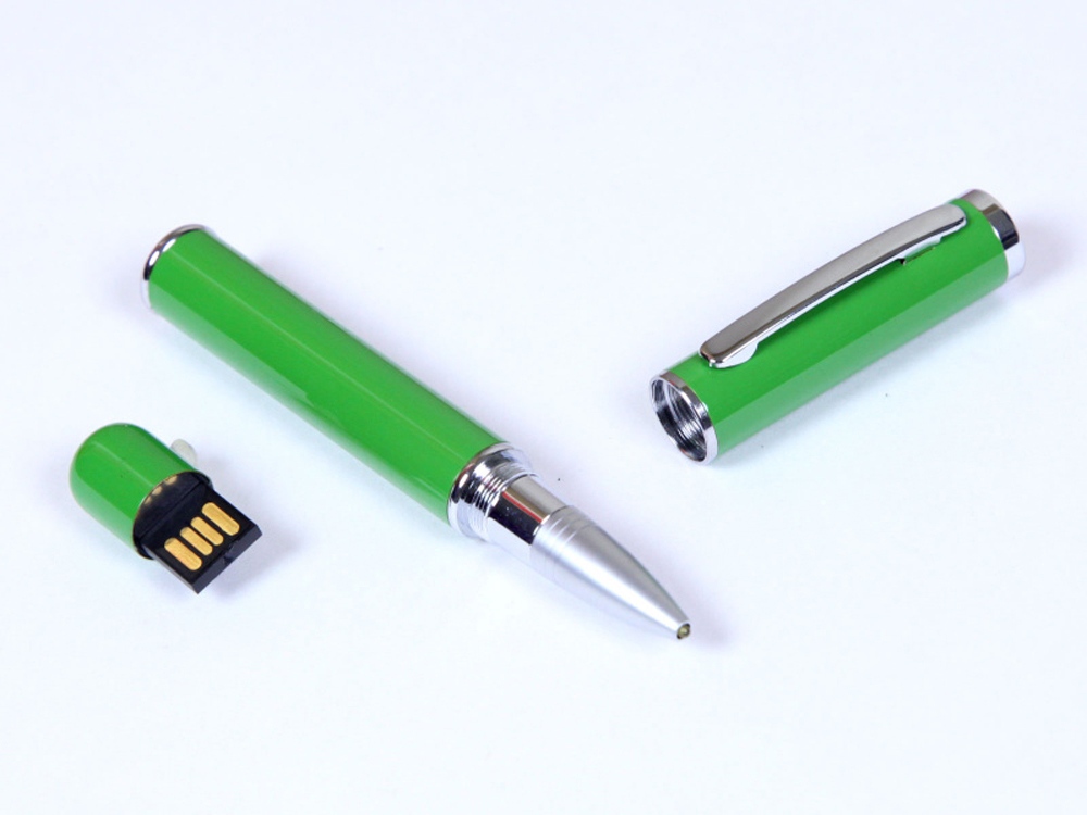 USB 2.0- флешка на 8 Гб в виде ручки с мини чипом оптом под нанесение