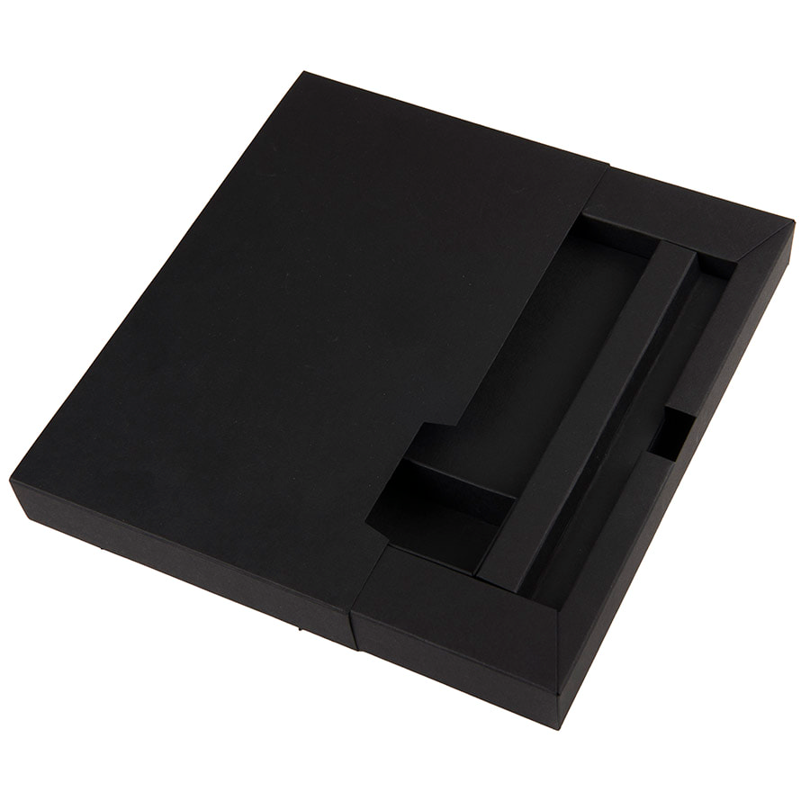 Коробка  POWER BOX  mini, черная, 13,2х21,1х2,6 см. на заказ с логотипом компании