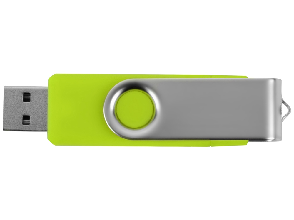 USB/micro USB-флешка на 16 Гб «Квебек OTG» заказать под нанесение логотипа
