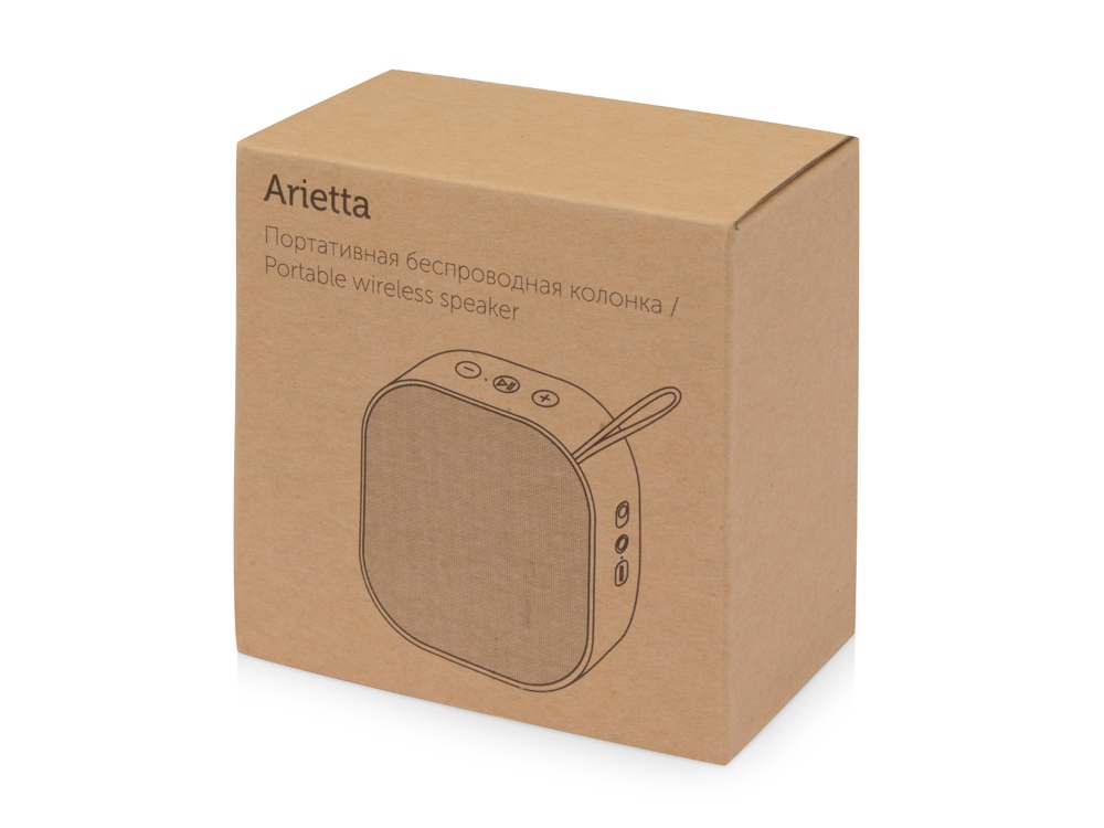 Портативная колонка «Arietta» заказать под нанесение логотипа