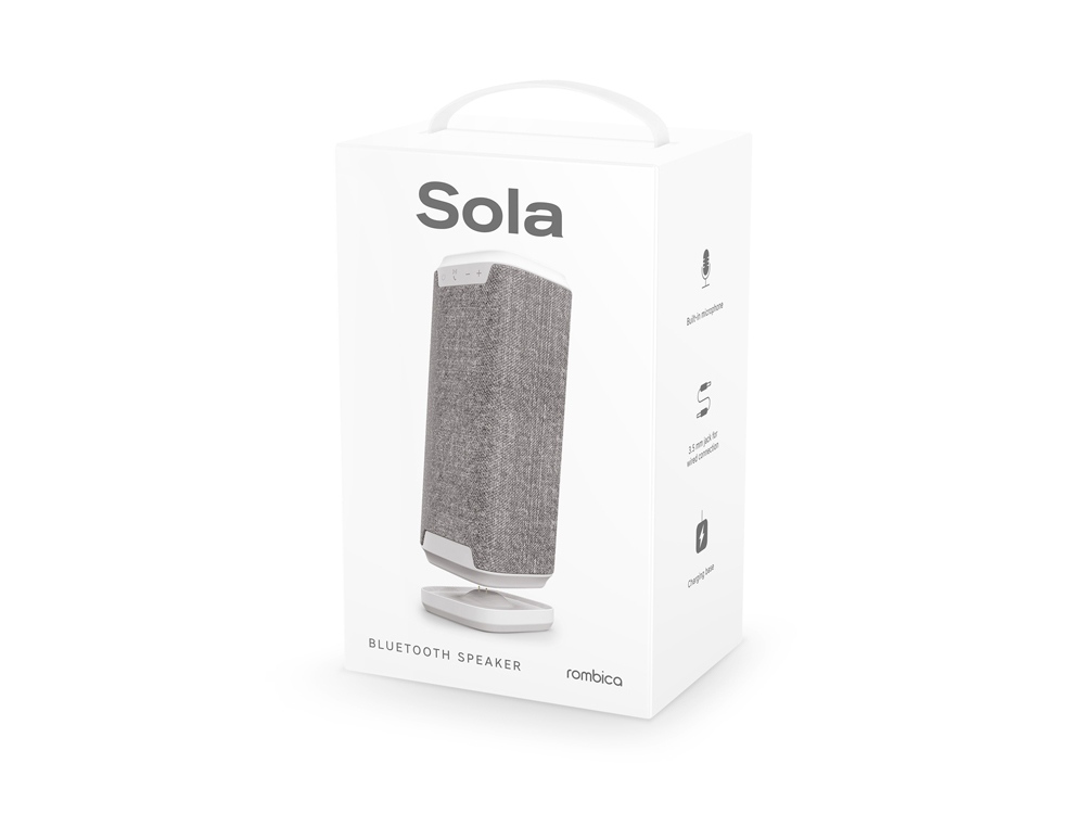 Портативная колонка «mySound Sola», 15 Вт на заказ с логотипом компании