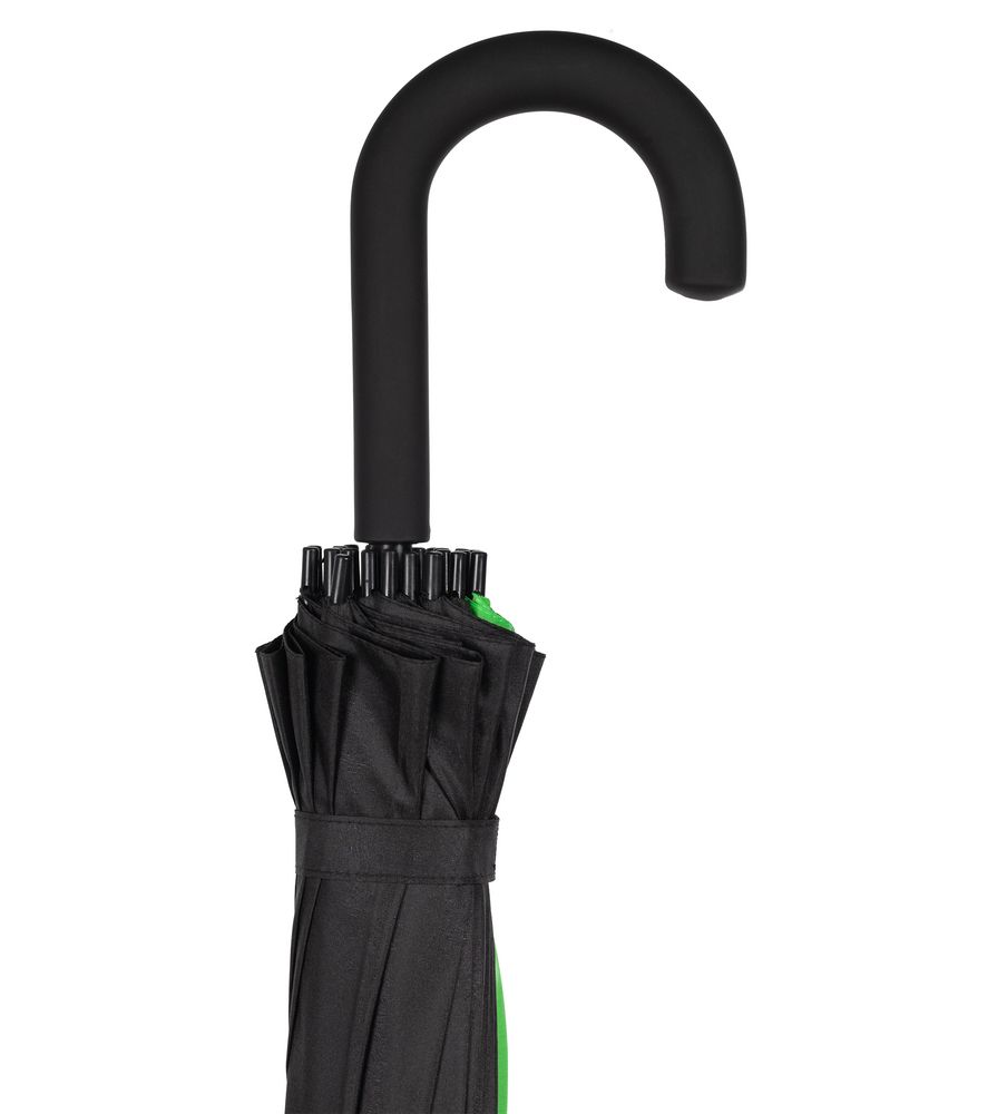 Зонт-трость «Спектр», черный неон заказать под нанесение логотипа