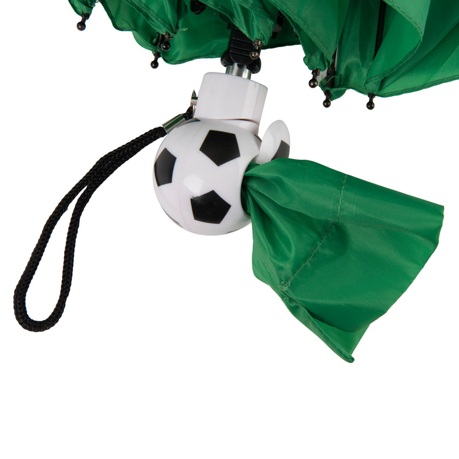 Зонт складной FOOTBALL, механический на заказ с логотипом компании