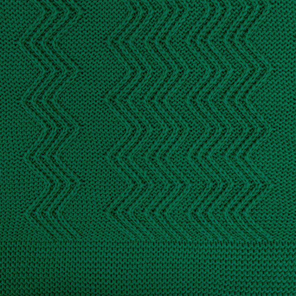 Плед Marea, зеленый с нанесением логотипа в Москве