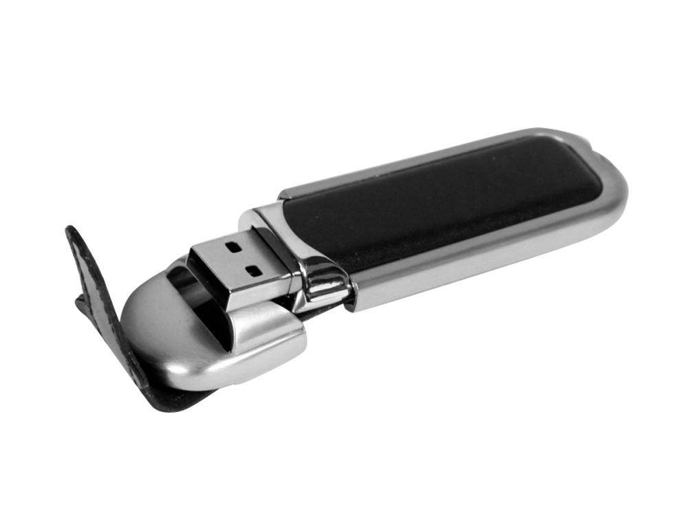 USB 2.0- флешка на 64 Гб с массивным классическим корпусом заказать под нанесение логотипа