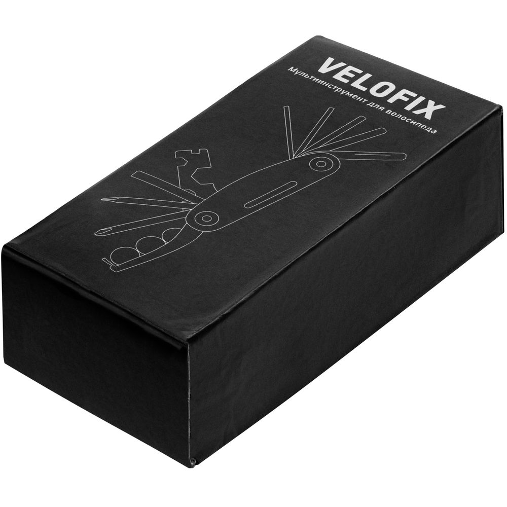 Мультитул велосипедный Velofix, черный заказать под нанесение логотипа
