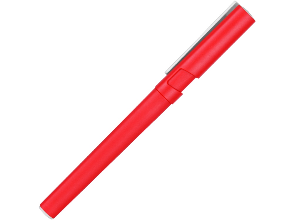 Ручка-подставка пластиковая шариковая трехгранная «Nook» оптом под нанесение