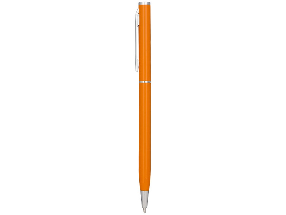 Ручка металлическая шариковая «Slim» на заказ с логотипом компании