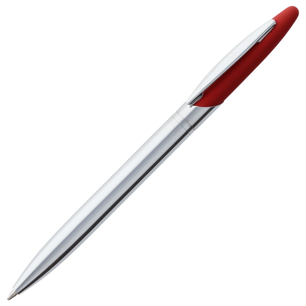 Ручка шариковая Dagger Soft Touch, красная оптом под нанесение