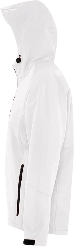 Куртка мужская с капюшоном Replay Men 340 белая, размер XS на заказ с логотипом компании
