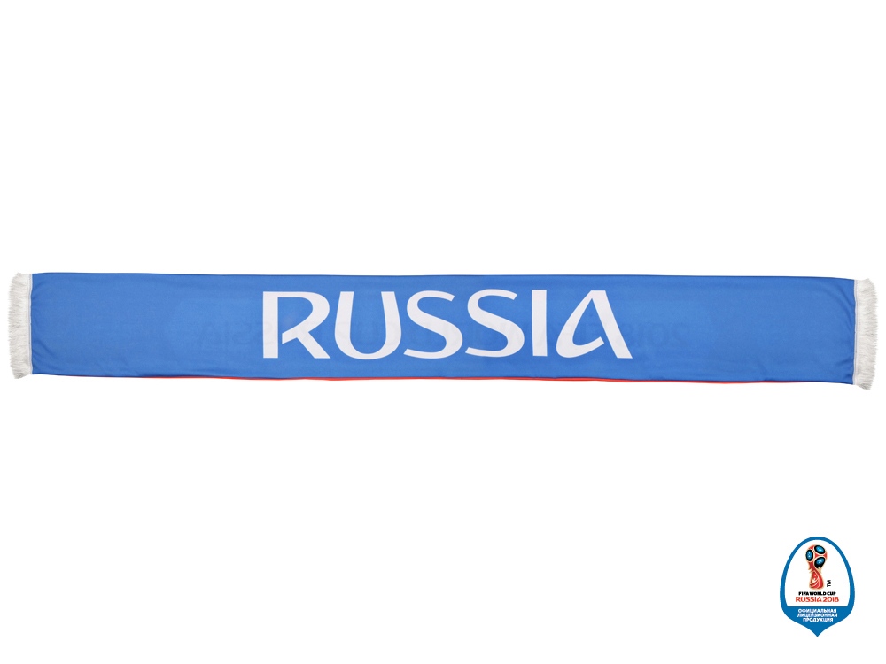 Шарф Россия трикотажный 2018 FIFA World Cup Russia™ с нанесением логотипа в Москве