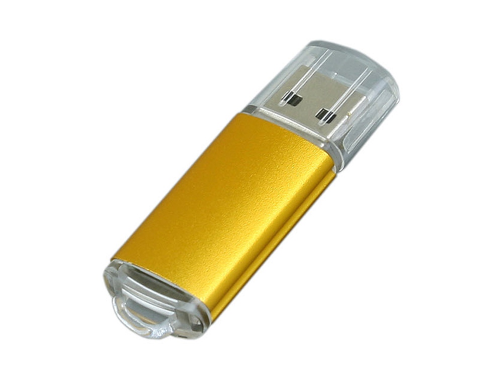 USB 2.0- флешка на 16 Гб с прозрачным колпачком заказать в Москве