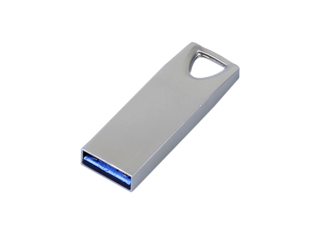 USB 2.0-флешка на 32 Гб с мини чипом и отверстием для цепочки заказать под нанесение логотипа