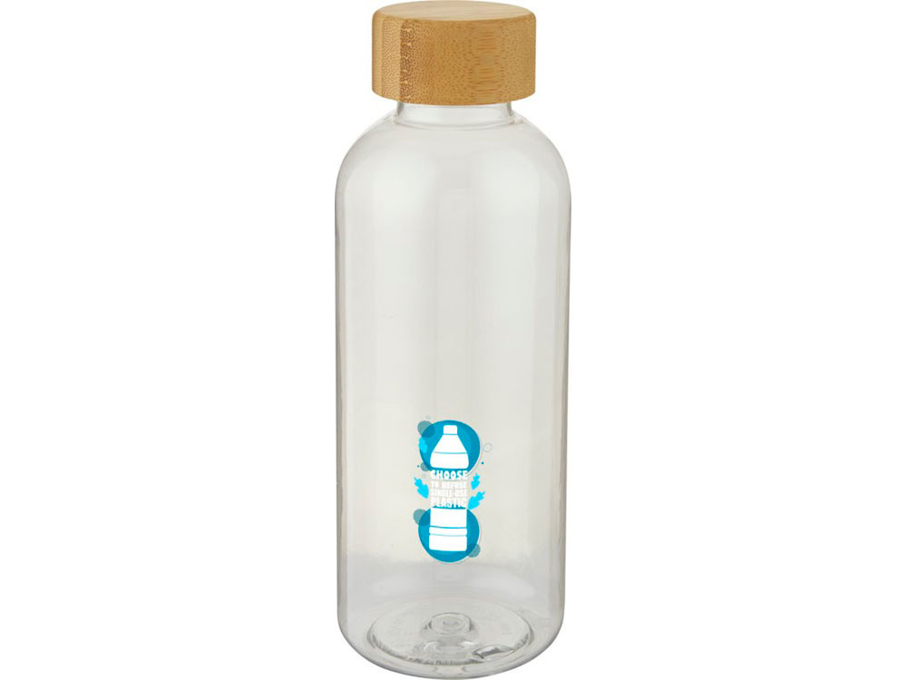 Бутылка спортивная «Ziggs» из переработанного пластика на заказ с логотипом компании