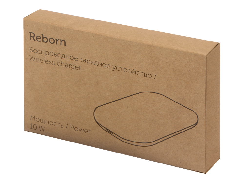Беспроводное зарядное устройство из rPET «Reborn», 10 Вт заказать в Москве
