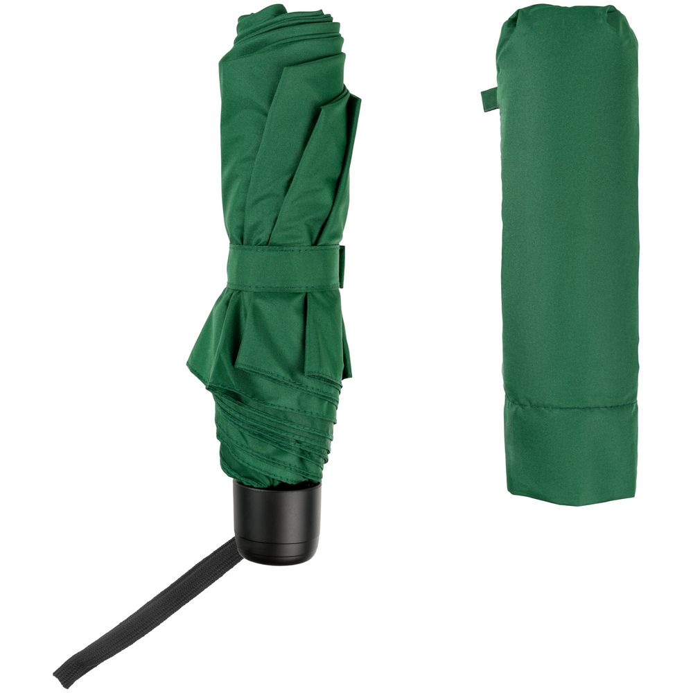 Зонт складной Hit Mini ver.2, зеленый заказать под нанесение логотипа