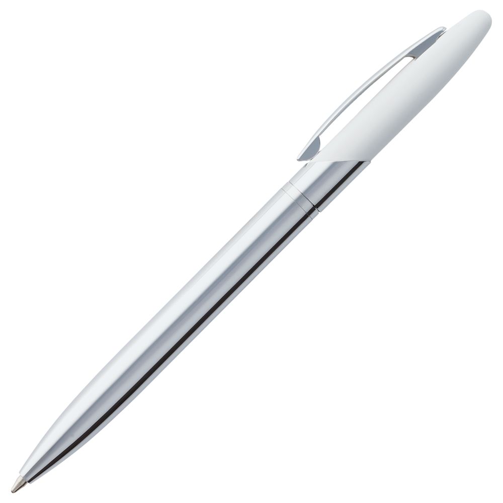 Ручка шариковая Dagger Soft Touch, белая заказать под нанесение логотипа