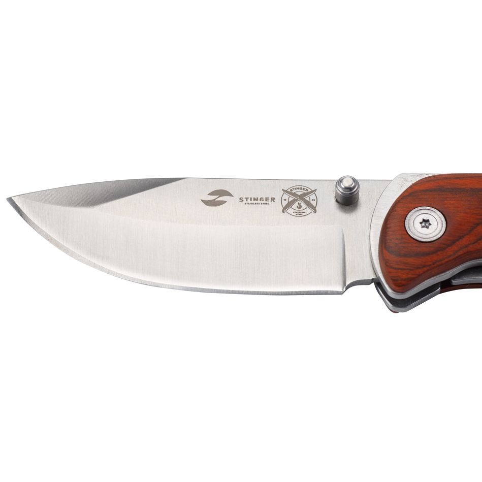 Складной нож Stinger 8236, коричневый заказать под нанесение логотипа