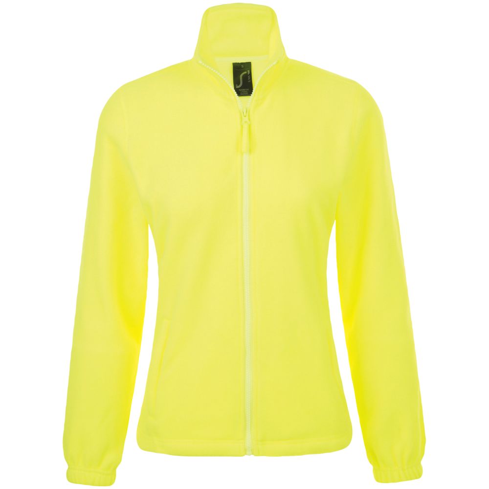 Куртка женская North Women, желтый неон, размер S оптом под нанесение