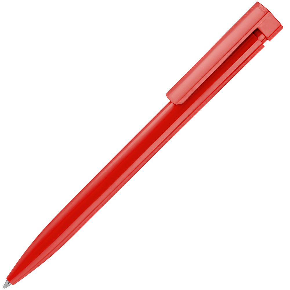 Ручка шариковая Liberty Polished, красная оптом под нанесение