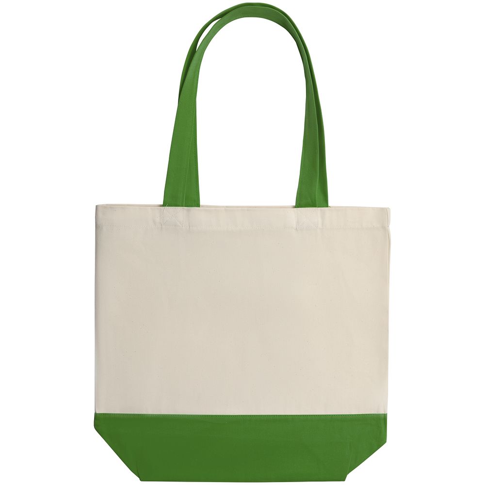 Холщовая сумка Shopaholic, ярко-зеленая заказать под нанесение логотипа