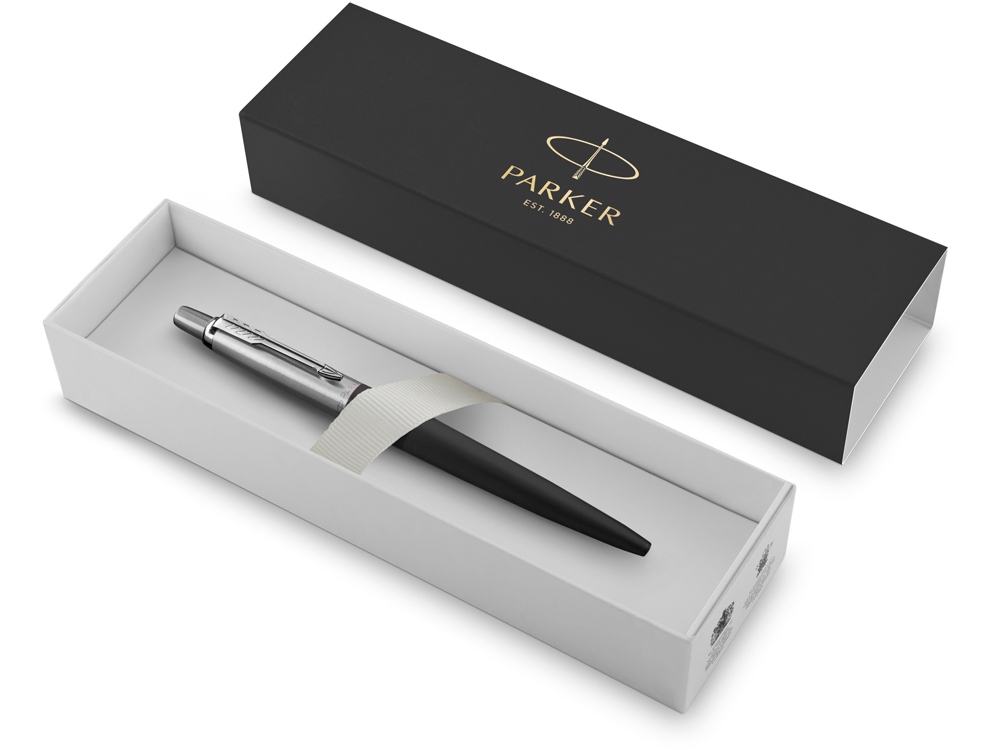 Ручка шариковая Parker «Jotter Core Bond Street Black CT» заказать под нанесение логотипа